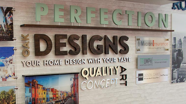 3 dimensional letter samples