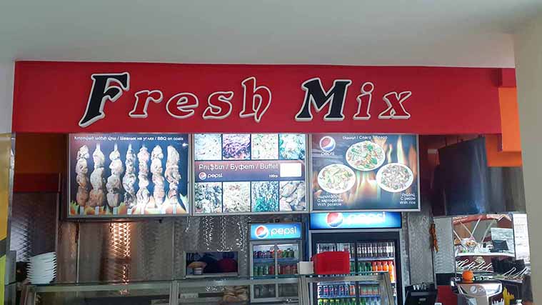 Acrylic letters signage