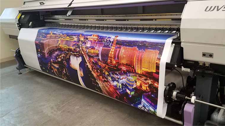 Banner in printing process