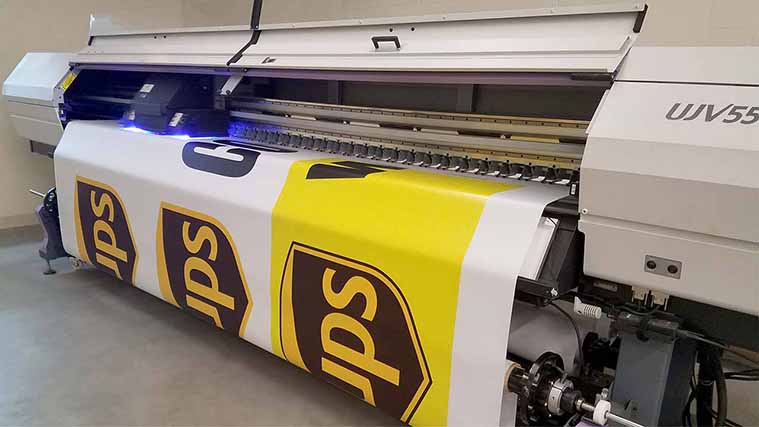 Banner printing for UPS