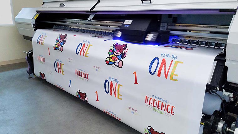 Birthday banner printing