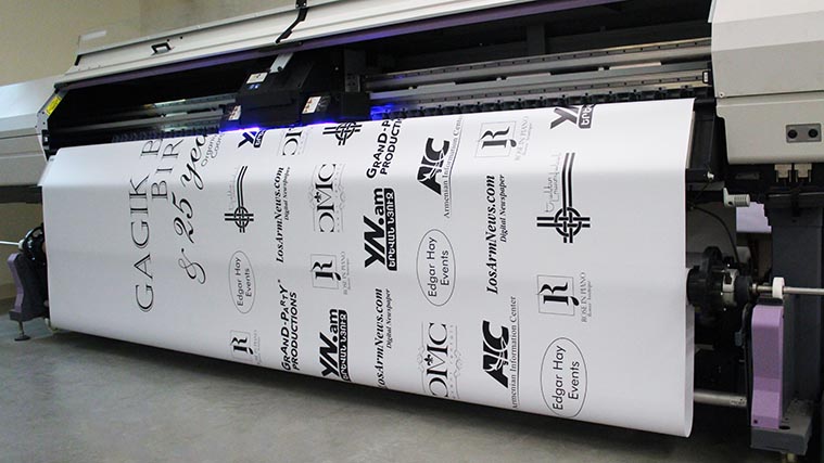 Black and white banner