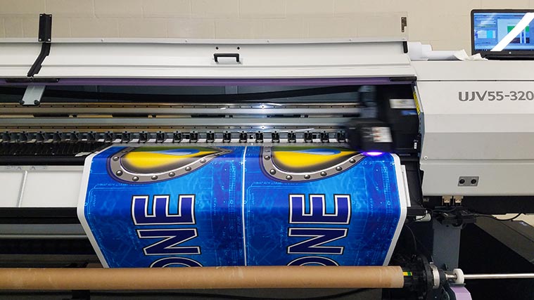 Car decal printing process