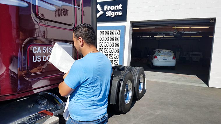 Car vinyl letterings