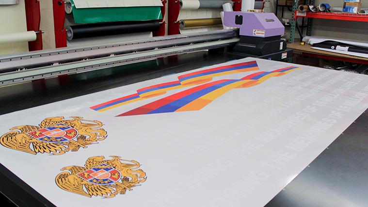 Clear vinyl printing
