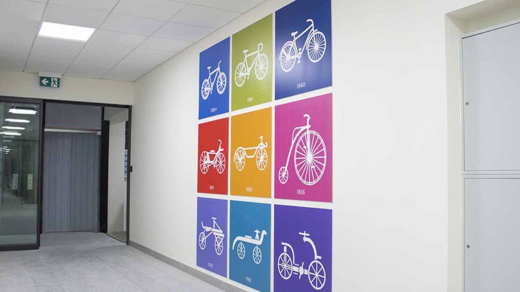 Colorful Wall PVC signs