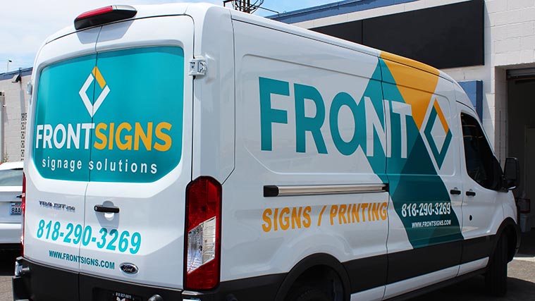 Company car wrapping