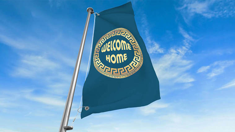 Custom fabric flag