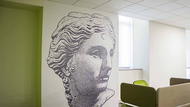 Customized wall decal