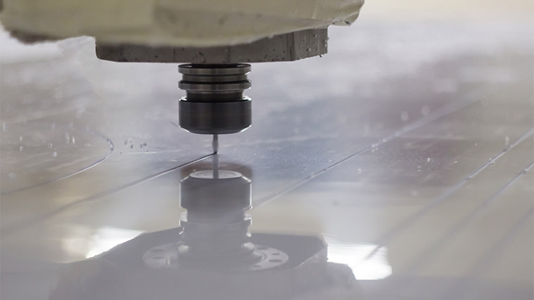 Cutting an aluminum sheet