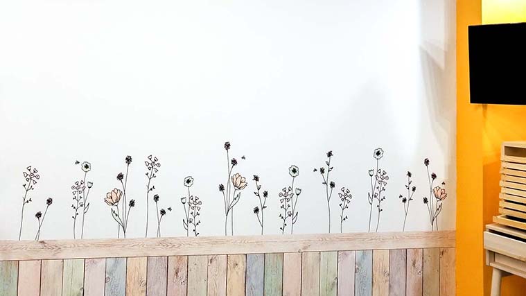 Decorative vinyl stickers