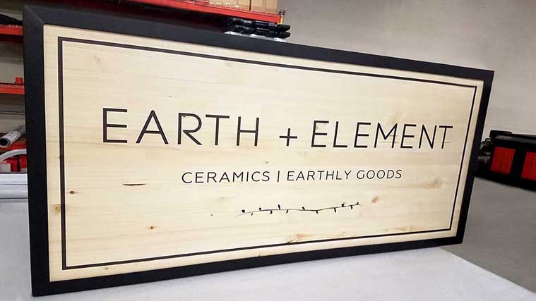 Direct Printed plywood Sign