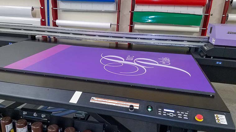 Direct printing on gatorboard