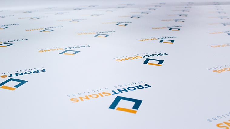 Direct vinyl banner printing