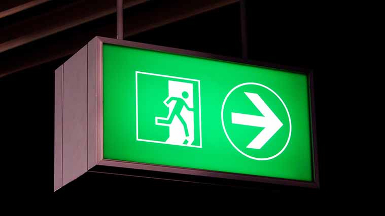 Directional Lightbox Sign