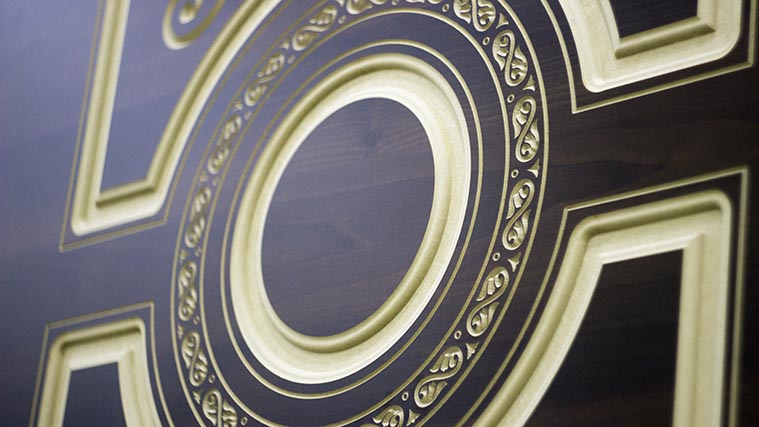 Engraved custom wooden sign