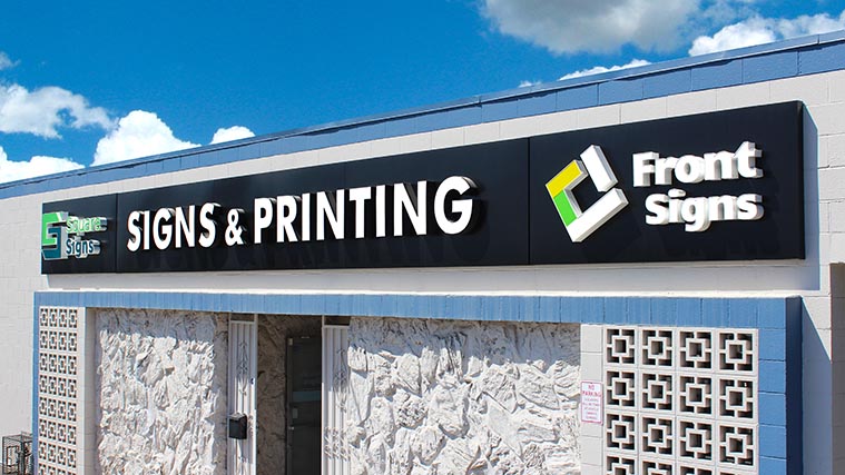 Front Signs business sign