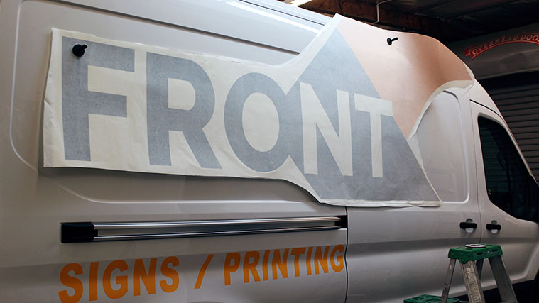 Front Signs vehicle branding