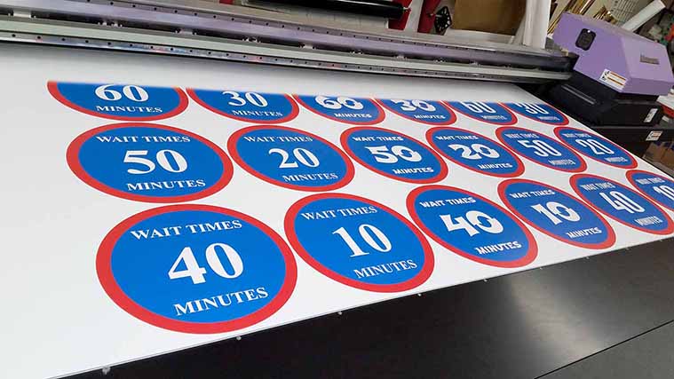 Gatorboard direct printing