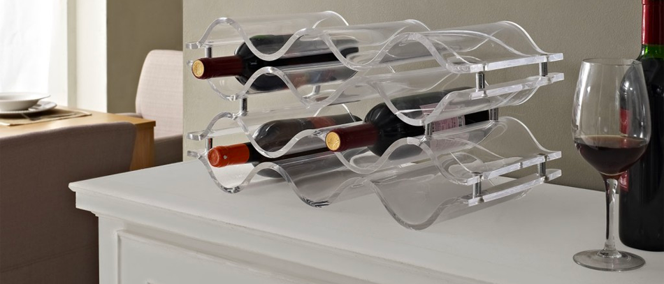 Wine stand for drink lovers from acrylic material