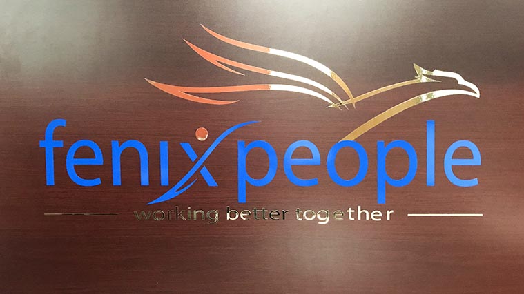 Golden vinyl letterings