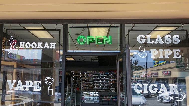 Hookah Vinyl letterings