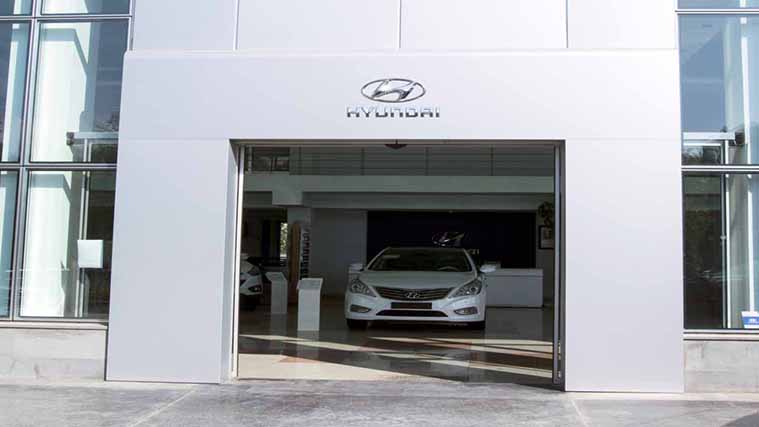 Hyundai custom Aluminum Sign