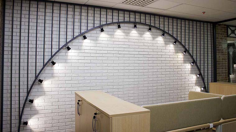 Illuminated Wall Arch decor
