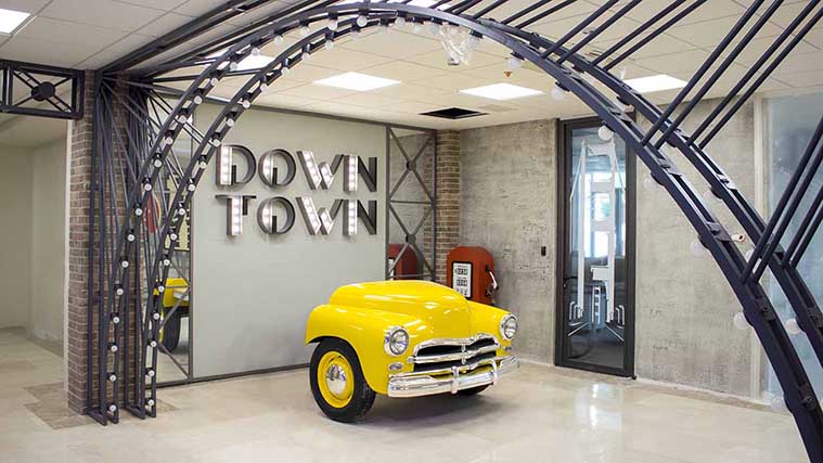 Interior aluminum signs