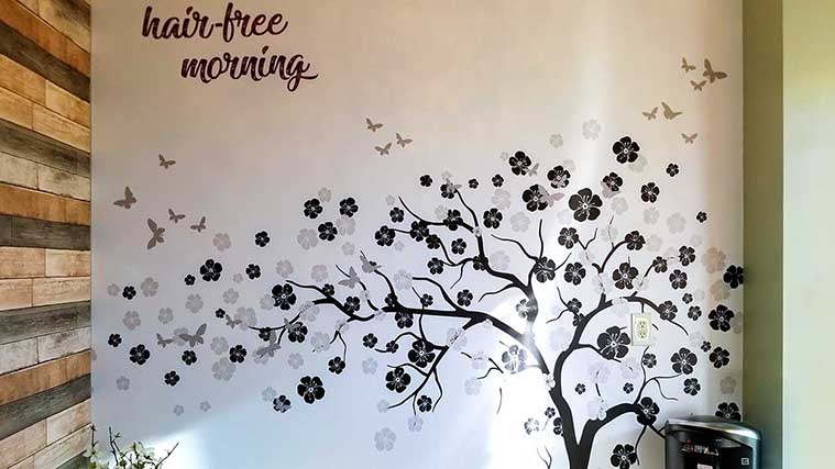 Interior decor wall decals
