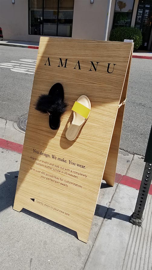 Laser engraved wooden sign