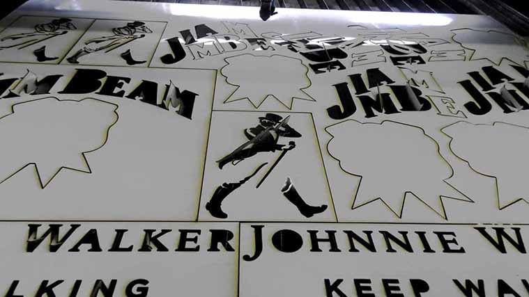 PVC Sign Laser Cutting