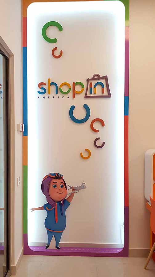 PVC Stand Interior Sign