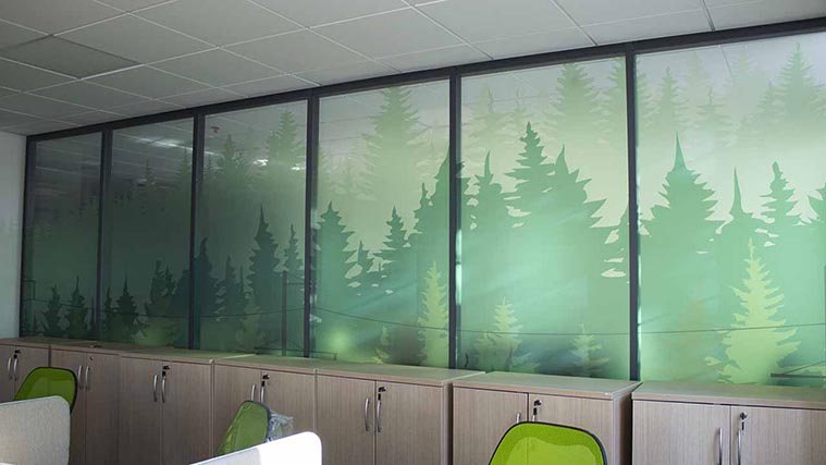 Perforated Window Decals