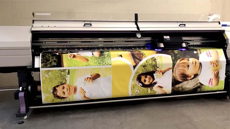 Personal photo banner printing