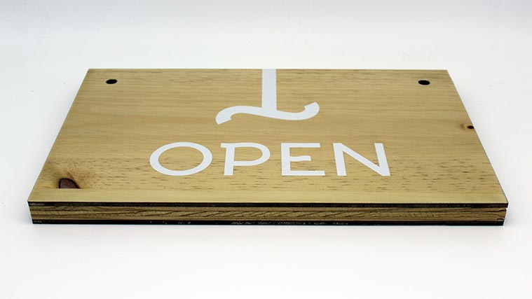 Plywood board printing