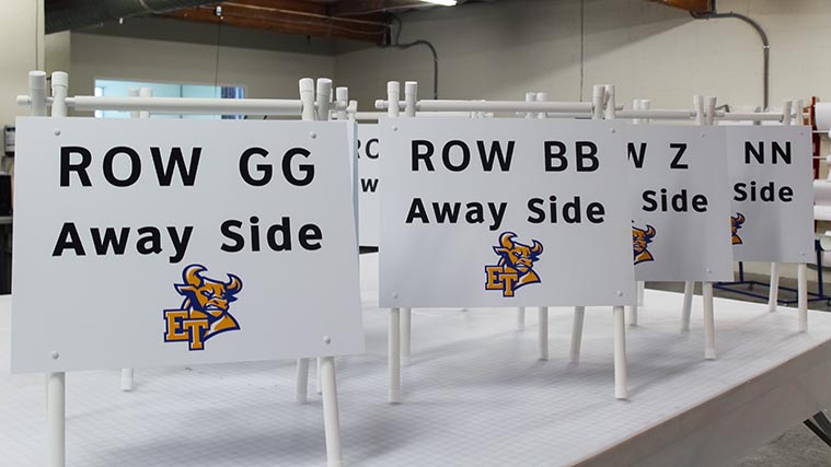 Printed styrene boards