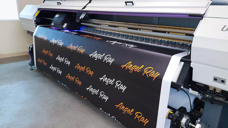 Printed vinyl banner