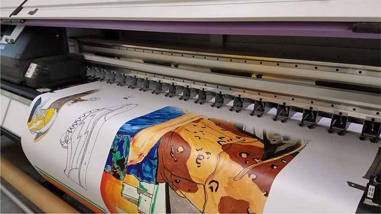 Printing a decal