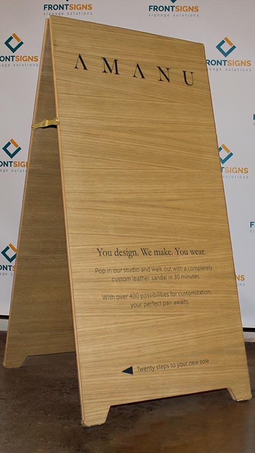 Printing on Wooden Sign