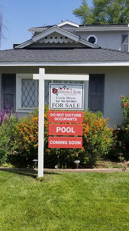Real estate sign
