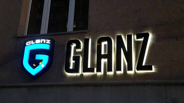 Reverse Lit Channel Letters