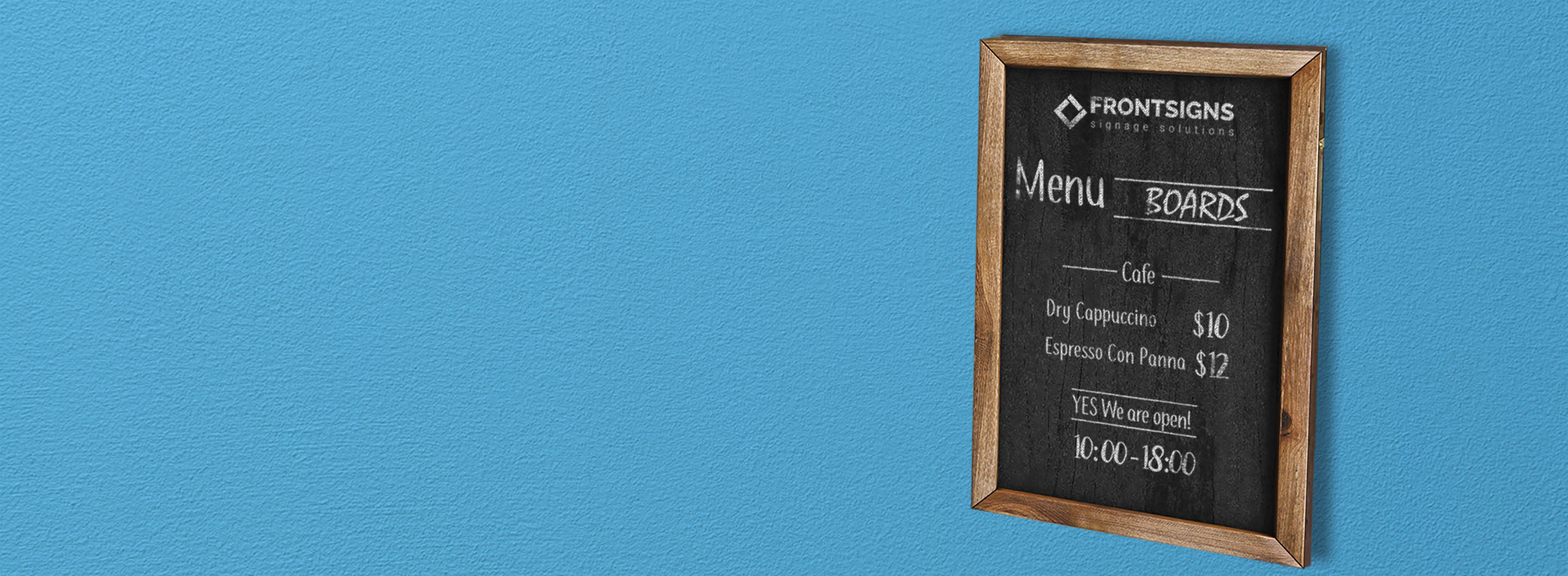 Signs forRestaurants, Menu Chalkboard sign