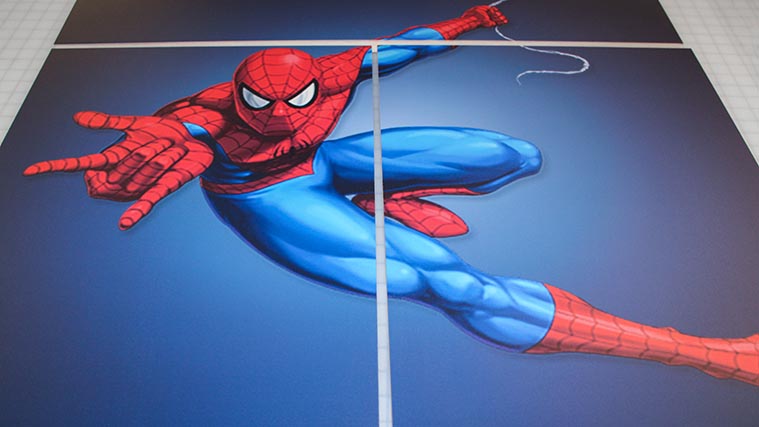 Spiderman PVC sign
