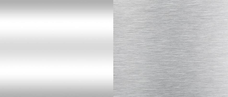 Standard vs brushed aluminum panel sheet