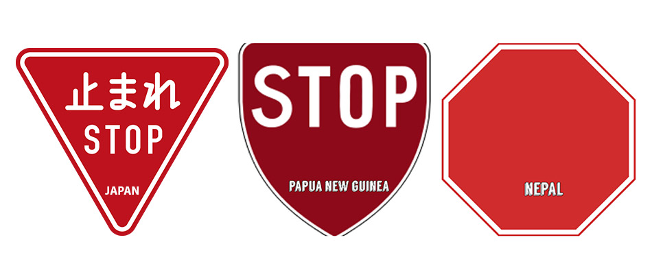 Stop traffic signs