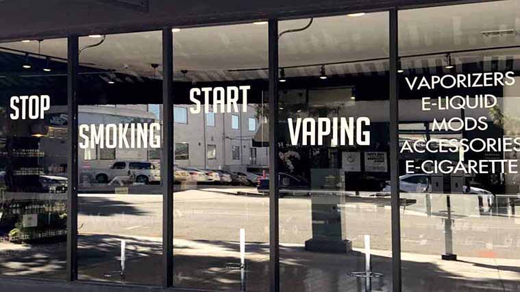 Storefront Vinyl Lettering Stickers