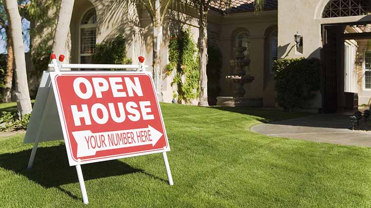 Styrene Directional Yard Sign