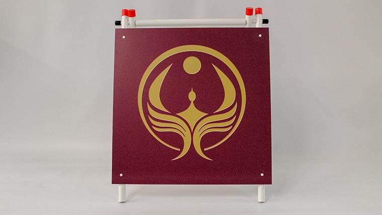 Styrene board yard sign