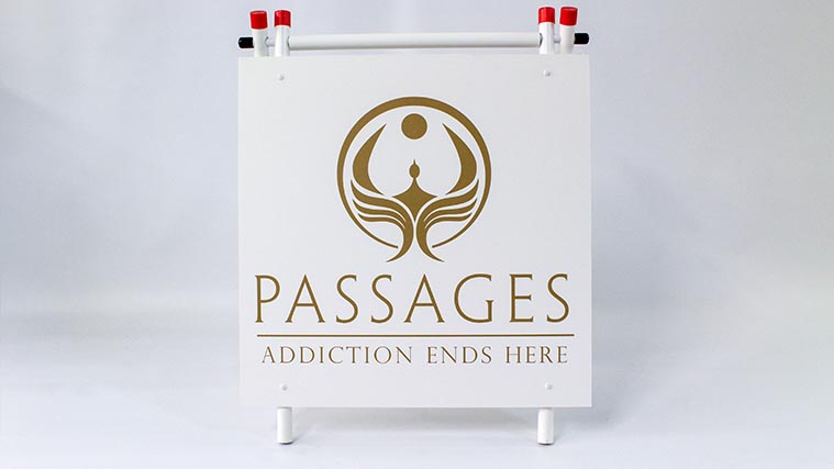 Styrene printed yard sign